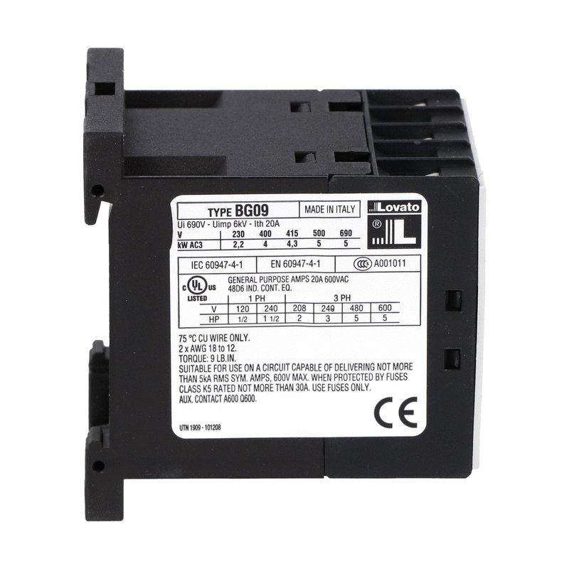 Миниконтактор 11BG09T4A024 4P Lovato Electric